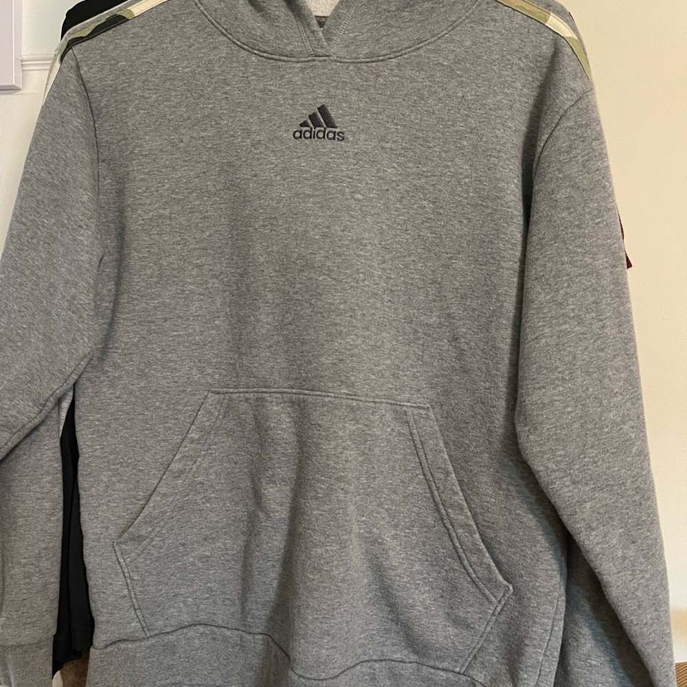 Adidas Heather Gray Sweatshirt